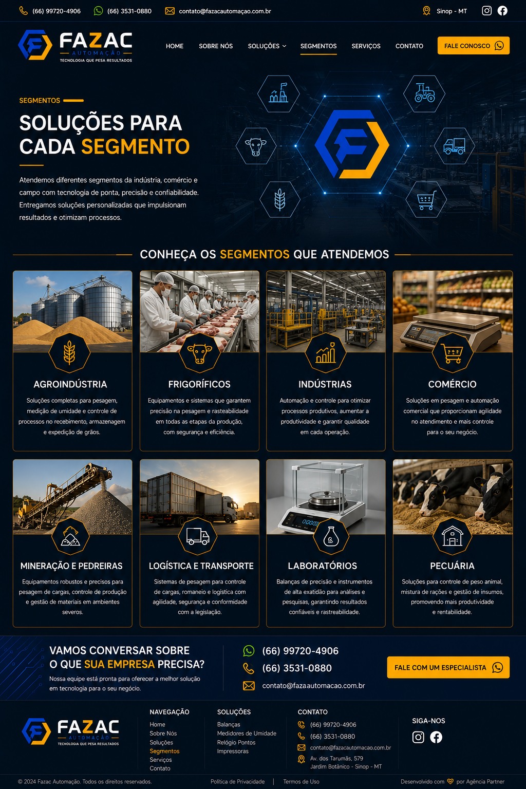 Agronegócio — FAZAC Automação